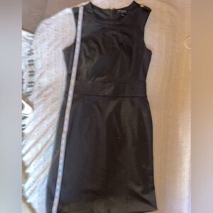 Banana Republic black professional dress. Needs hemming.
